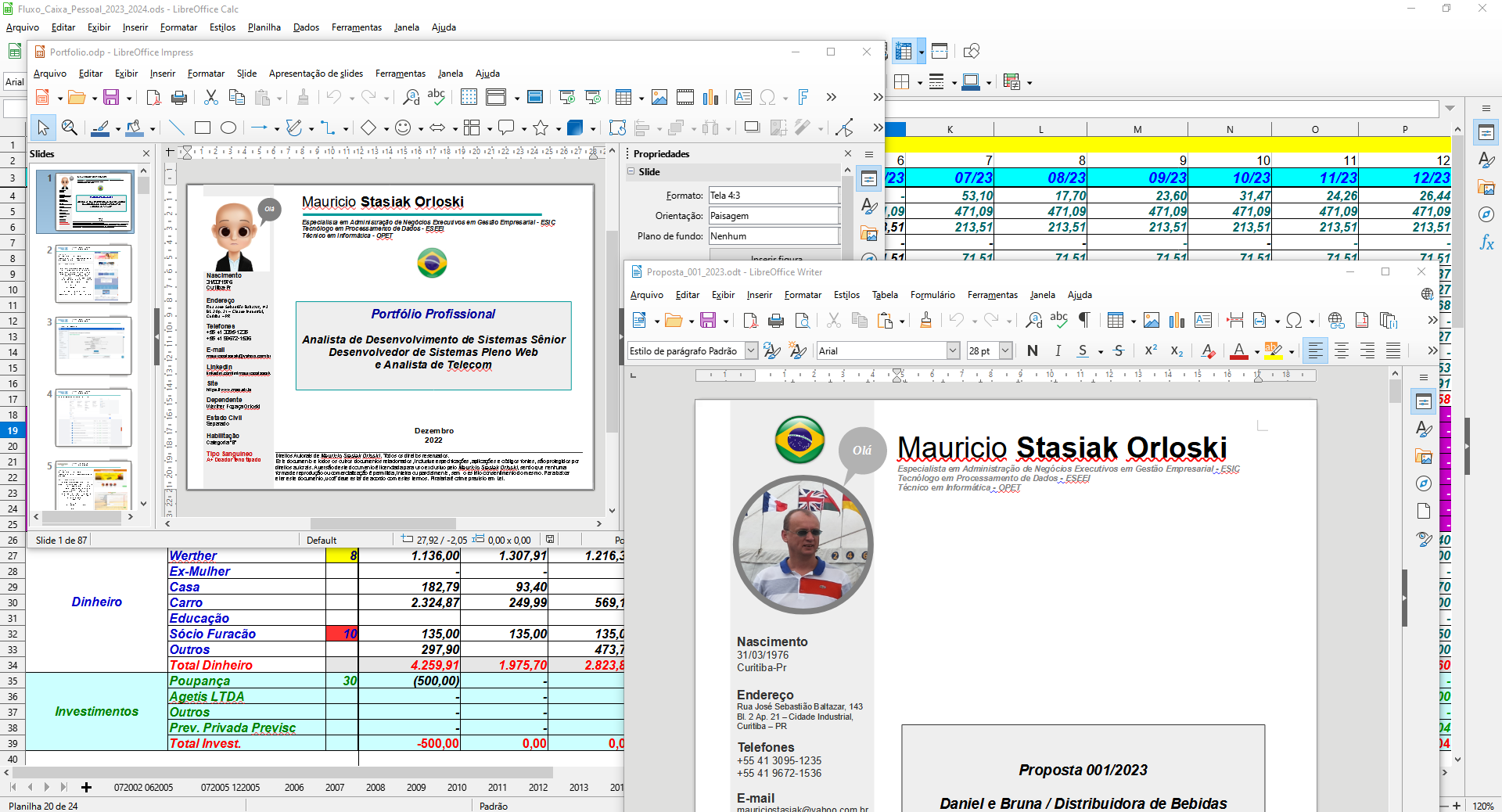 Treinamentos LibreOffice/OpenOffice e Derivados